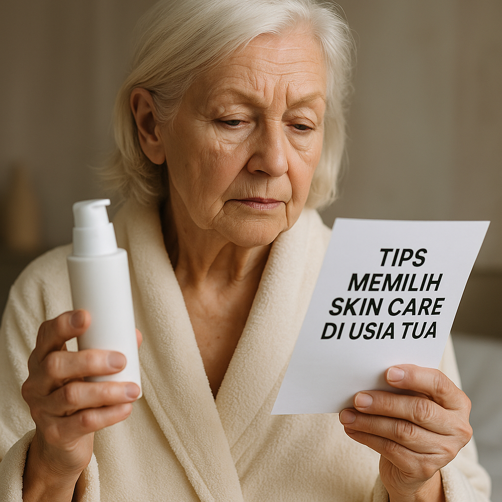Tips Memilih Skin Care di Usia Tua