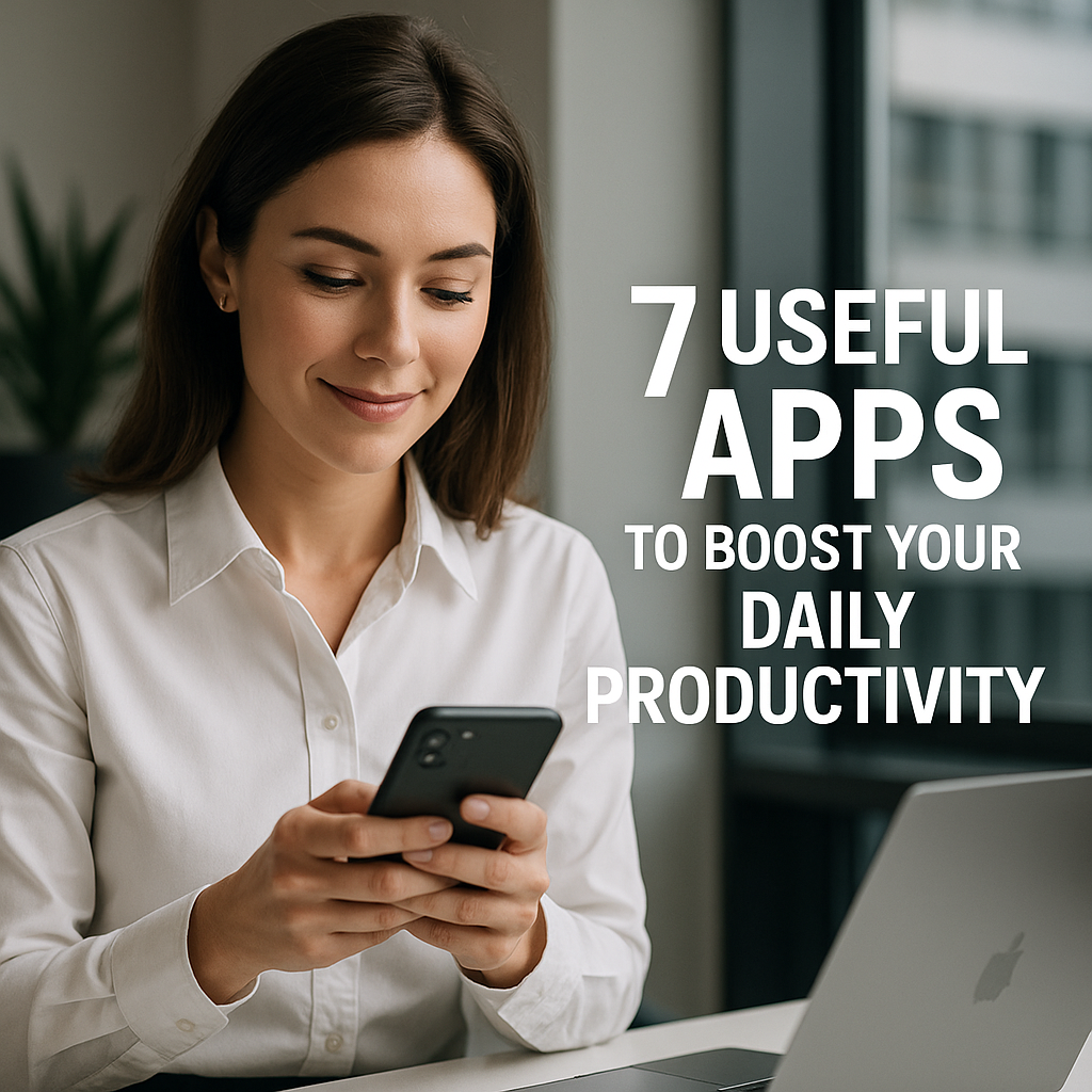 7 Useful Apps to Boost Your Daily Productivity